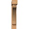 Ekena Millwork Legacy Block Smooth Bracket w/ Offset Brace, Western Red Cedar, 7 1/2"W x 42"D x 42"H BKT0806X42X42LEC05SWR - alternate 2